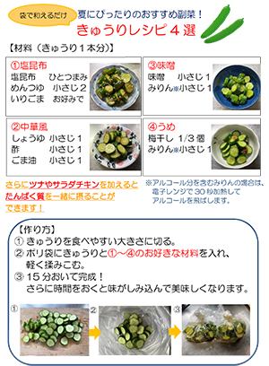 【画像】きゅうりレシピ