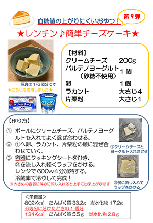 【画像】★レンチン♪簡単チーズケーキ★